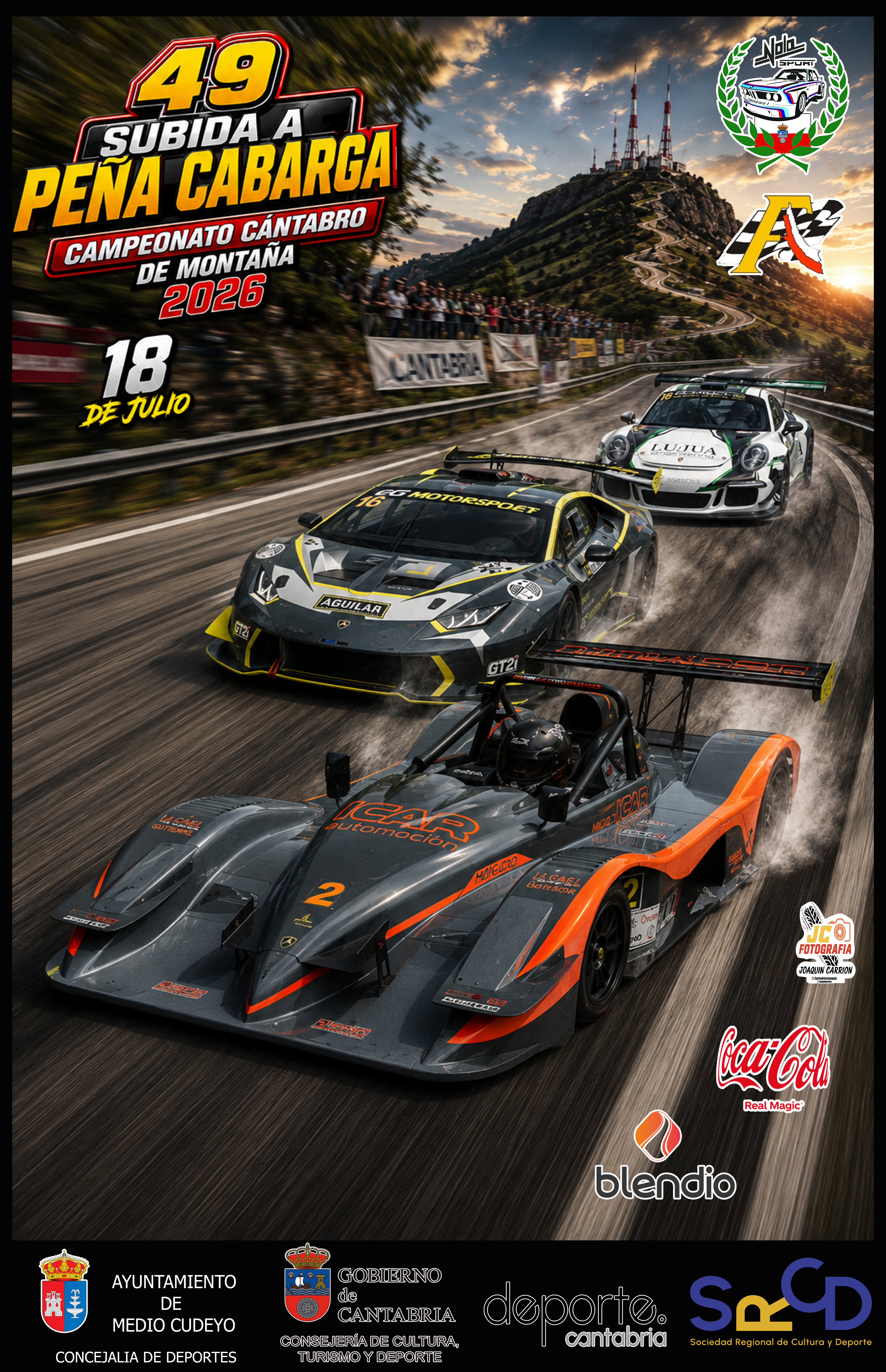 Cartel de XLIX Subida Peña Cabarga