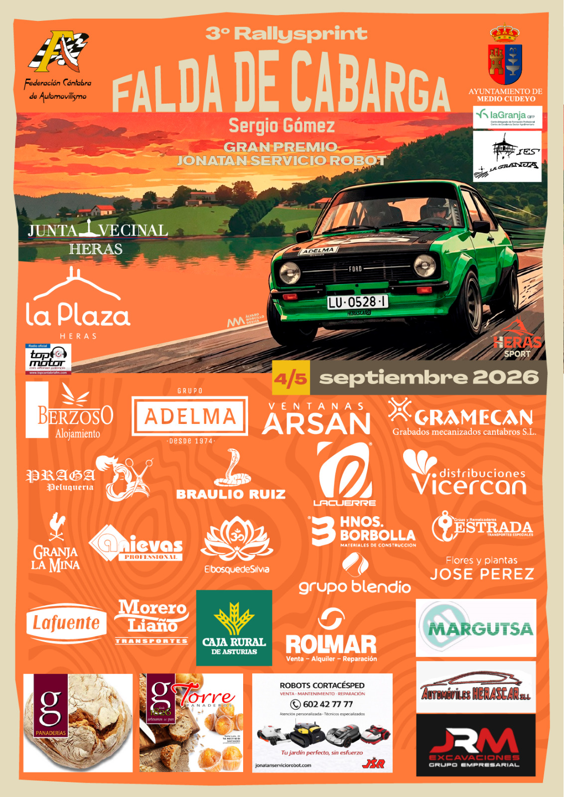 Cartel de III Rallysprint Falda de Cabarga - Sergio Gomez