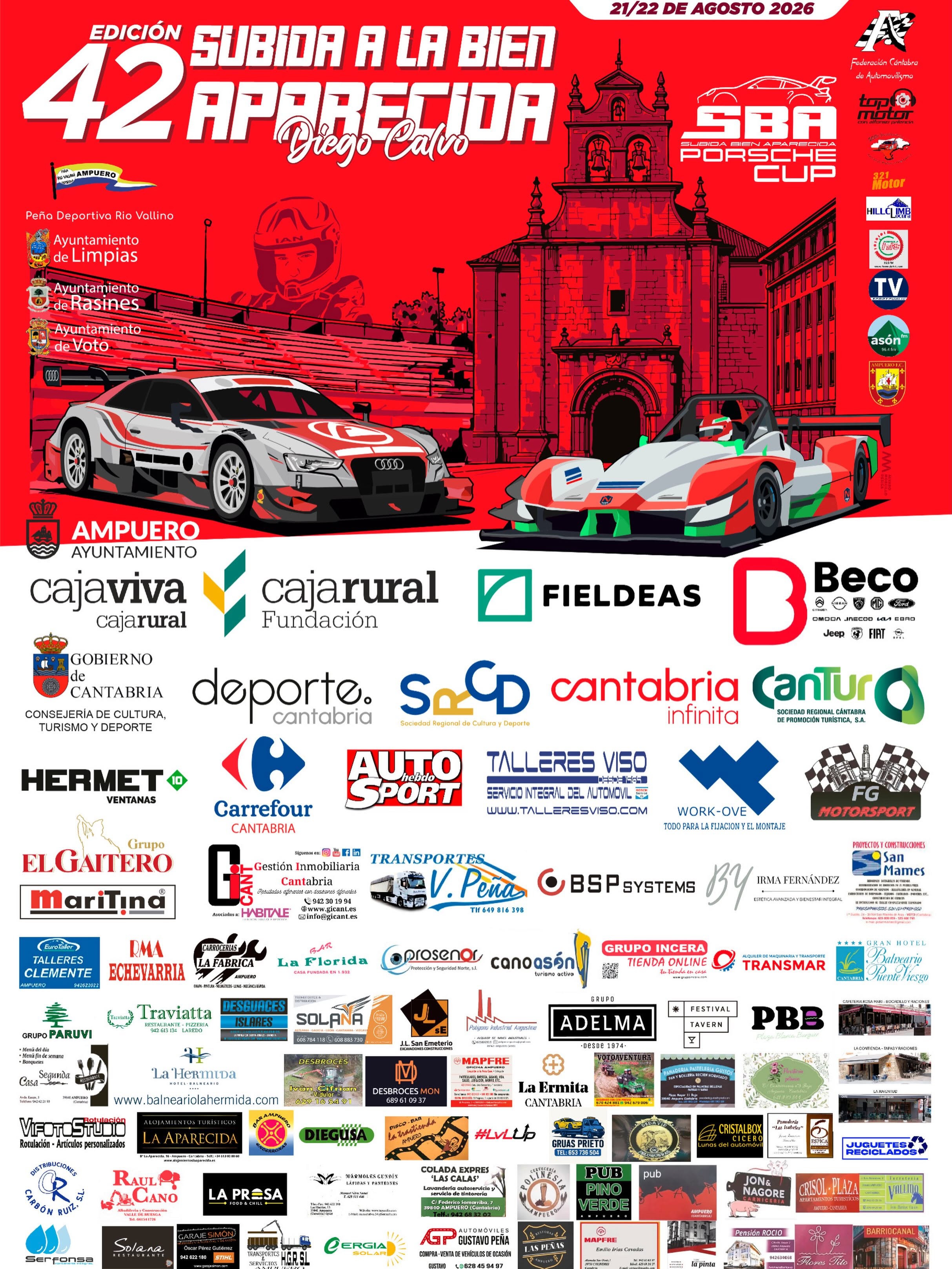 Cartel de XLII Subida a la Bien Aparecida – Diego Calvo