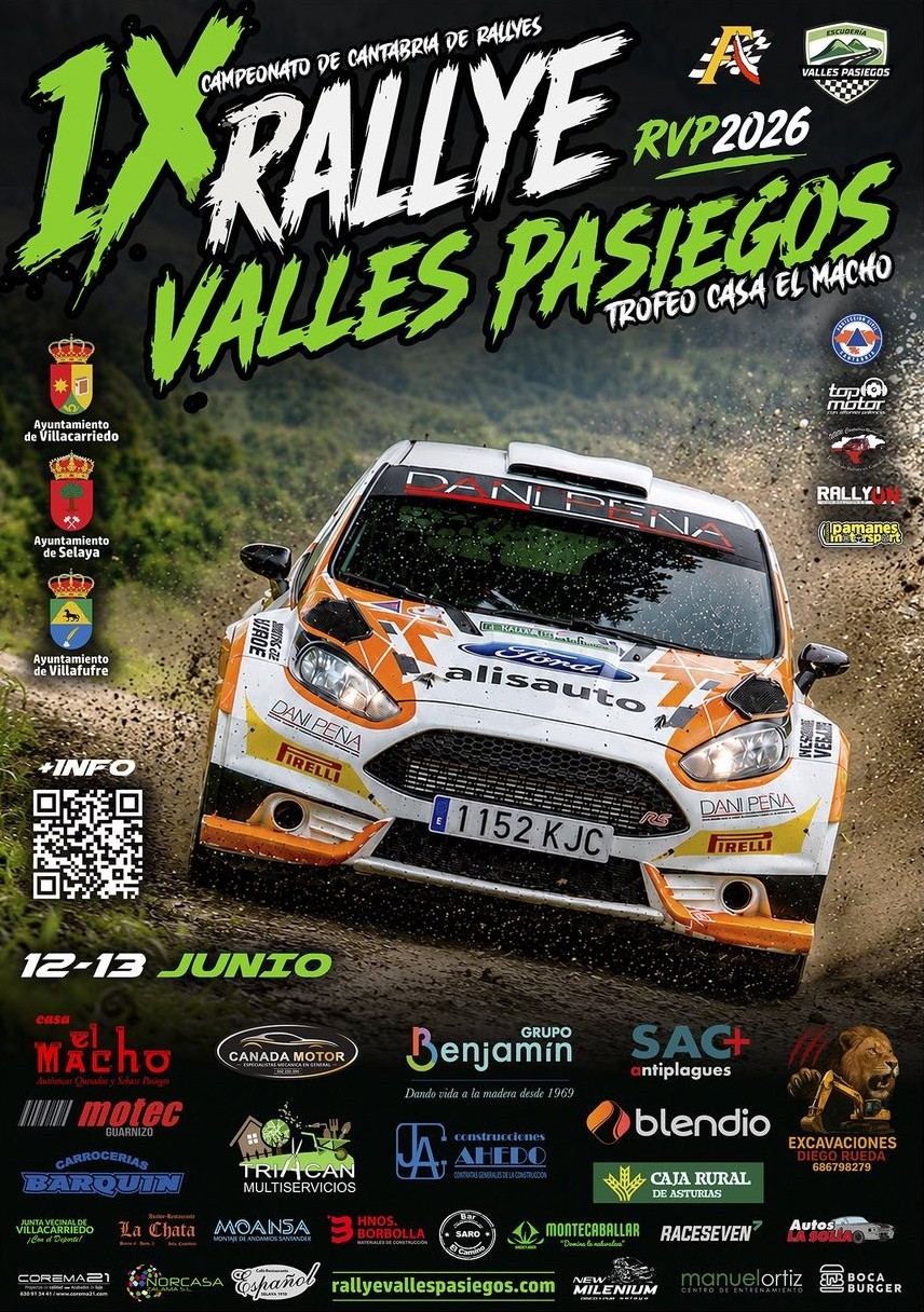 Cartel de IX Rallye Valles Pasiegos Trofeo Casa el Macho