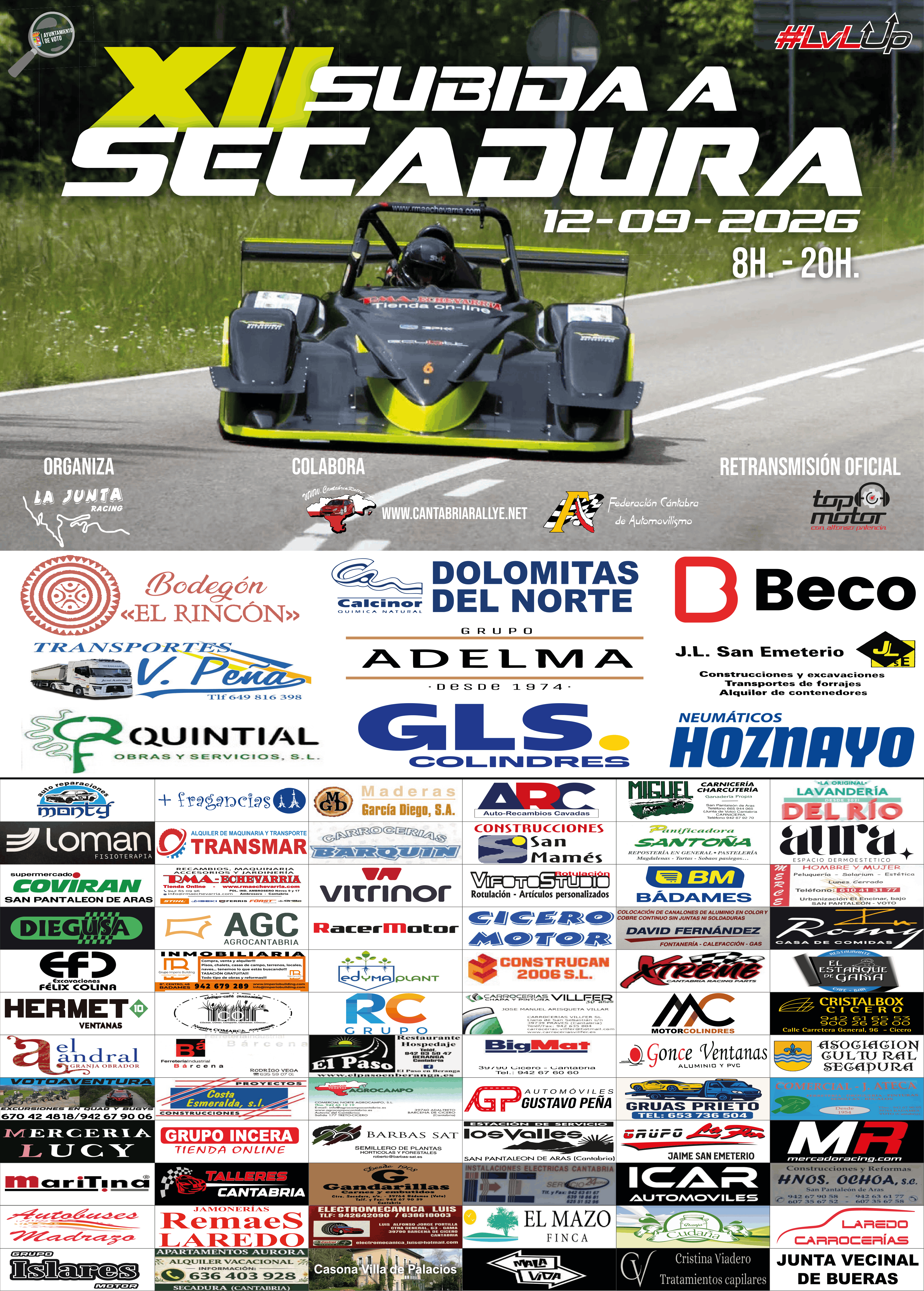 Cartel de XII Subida Secadura