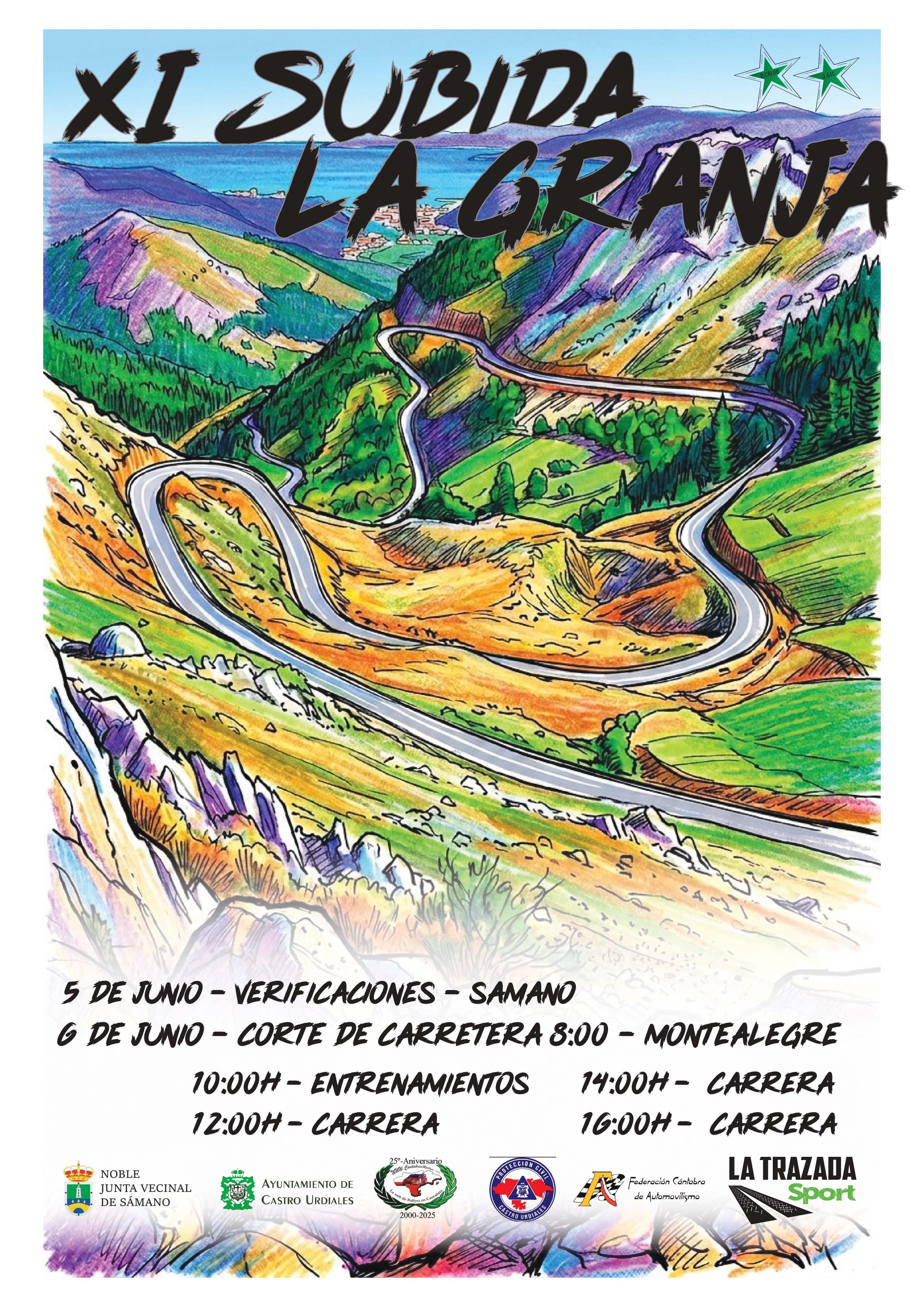 Cartel de XI Subida a La Granja